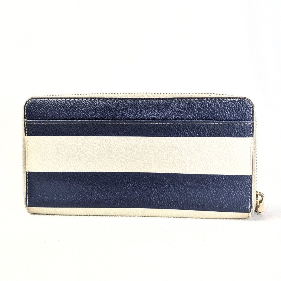 Pre-loved Kate Spade New York Accordion Zip Around Leather Wallet