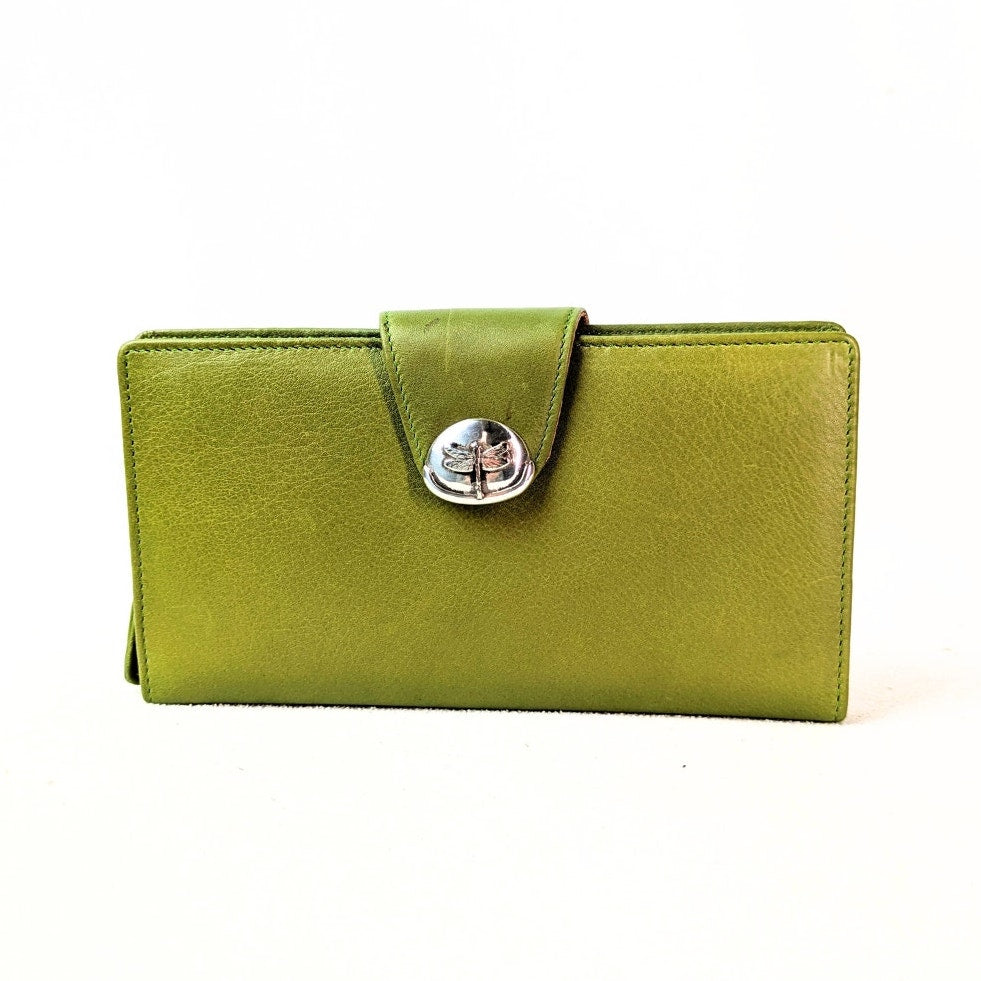 Osgoode Marley Bi-Fold Wallet – Grass Green Leather