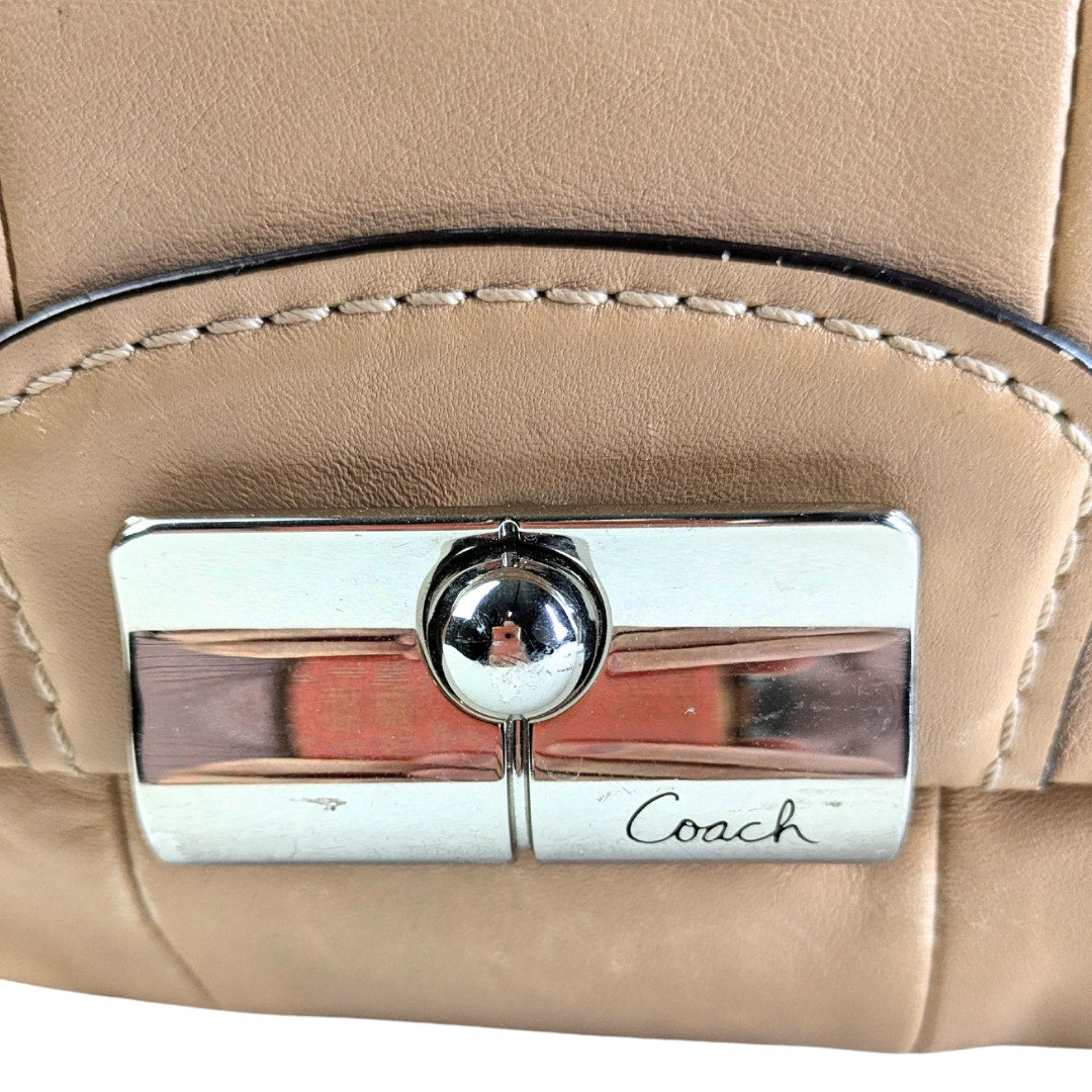 Pre-loved COACH Kristin Leather Hobo Shoulder Purse Handbag