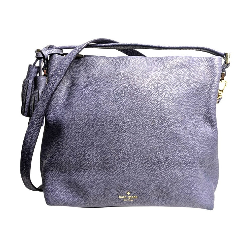 Kate Spade New York Orchard Street Natalya Navy Leather Shoulder & Crossbody Bag