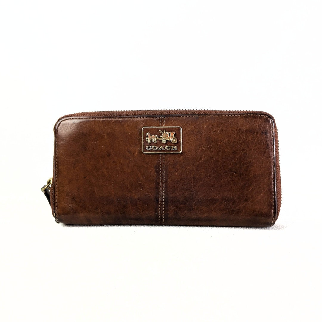 Coach Bi-Fold Leather Wallet