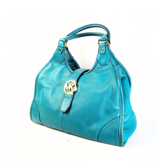 Pre-owned Michael Kors Hudson Large Leather Satchel Handbag