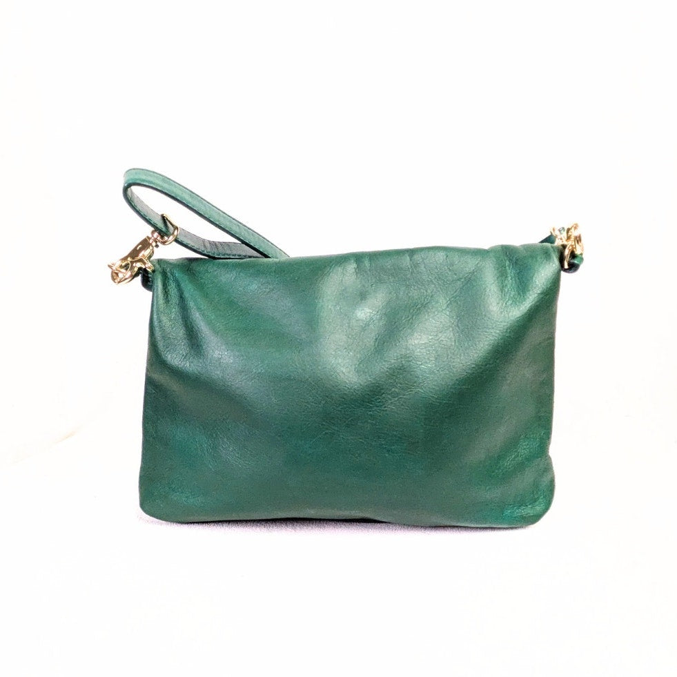 Pre-owned Tory Burch Dena Foldover Crossbody